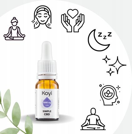Olejek Konopny Cbd 10% Certyfikowany 1000Mg Koyi - zdjęcie 3