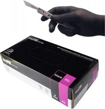 Zdjęcie Zarys Easycare Nitrile Black Rękawice Nitrylowe, Czarne, 100szt. - Xs - Extra Small (Bardzo Mały) - Nowy Staw