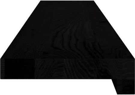 vidaXL Parapet Ciemnobrązowy 100x15x2cm Lite Drewno Dębowe 2szt. 4009168 - zdjęcie 2