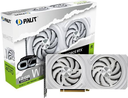 palit rtx4070 white 12GB ほぼ新品 Palit GeForce RTX 4070 White OC 12GB GDDR6