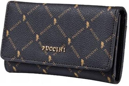 Portfel damski PUCCINI Monogram PLXP0315 2 Brązowy