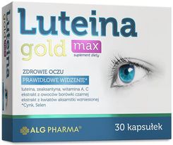 Zdjęcie Alg Pharma Luteina Gold Max Kapsułki Na Zdrowie Oczu 30 Szt. - Sieradz