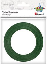 Zdjęcie Titanum Taśma Florystyczna 12mm 27M Ciemnozielona - Dobiegniew