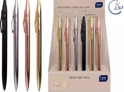 Zdjęcie Interdruk Długopis Metalowy Slim Satin Gold - Woźniki