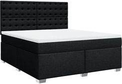 Zakito Europe Łóżko Kontynentalne 180X200 Czarne Miękki Żelazne 20Cm (Ze3290583)