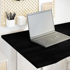 vidaXl Blat Biurka Ciemnobrązowy 100X80X2,5cm Lite Drewno Dębowe (4009036)