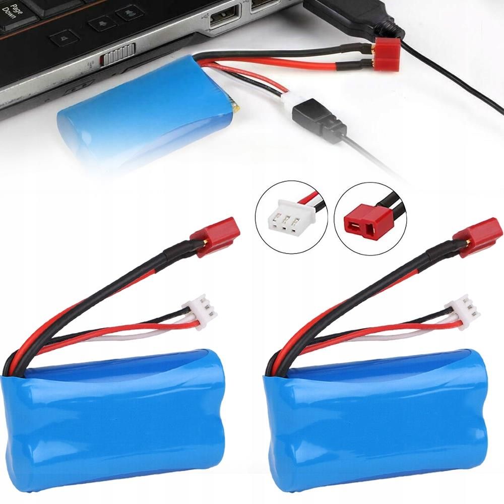 Batterie RC Lipo Alomejor 7.4V 1500mAh 15C | Pour Voiture, Bateau, Drone - Rechargeable Lithium