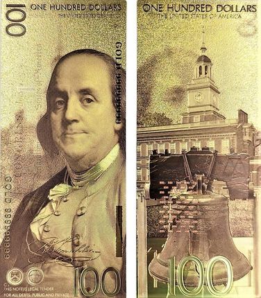 Usa Prezydenci Benjamin Franklin 100 dolarów