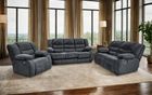 Komplet wypoczynkowy Borys Sofa 3os. z f.spania Sofa 2os. z 2relaxami, Fotel z relaxem