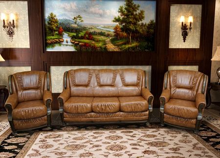 Komplet skórzany 3+1+1 Milano 100% Skóra naturalna