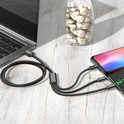 Kabel 3w1 do ładowania mikro usb C - zdjęcie 6