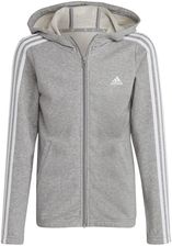 Zdjęcie adidas Bluza Dla Dzieci Essentials 3 Stripes Full Zip Hoodie Białe - Pruchnik
