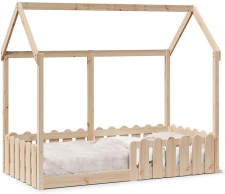 Zakito Europe Magiczne Łóżko Domek Dla Dzieci 169X86X146Cm Drewno Sosnowe Ze850695