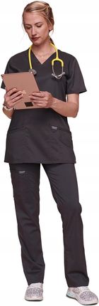 Bluza, Odzież Medyczna Damska Cherokee Workwear Wwe620 Pwt Rozmiar S - zdjęcie 4
