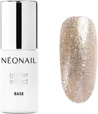 Zdjęcie NEONAIL Baza hybrydowa Glitter Effect Base Gold Twinkle 7,2 ml - OUTLET - Wągrowiec