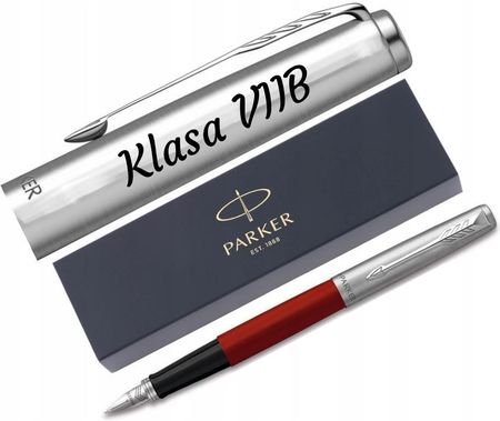 Parker Pióro Wieczne Jotter 60 Czerwony Z Grawerem Nabój Grawer