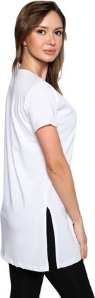 Rsp Basic T-Shirt Damski Klasyczny Biały S - zdjęcie 3