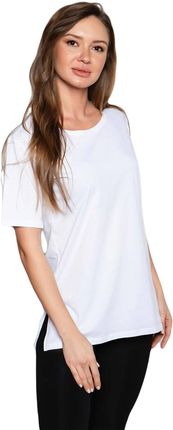 Rsp Basic T-Shirt Damski Klasyczny Biały S - zdjęcie 2