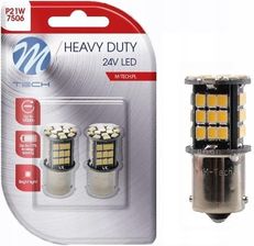 M-Tech 2X Żarówka P21W Led Osram Retrofit Ba15S 24V Tir Biała Canbus Mocna