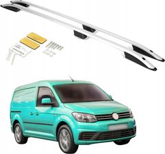 Erkul Relingi Dachowe Volkswagen Caddy Short Standard Od 2003-2020 Srebrne