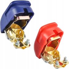 Zdjęcie Silvertools Klemy Samozaciskowe Klema Wyłącznik Akumulatora Złącza Zaciski Zestaw 2Szt. - Łapy