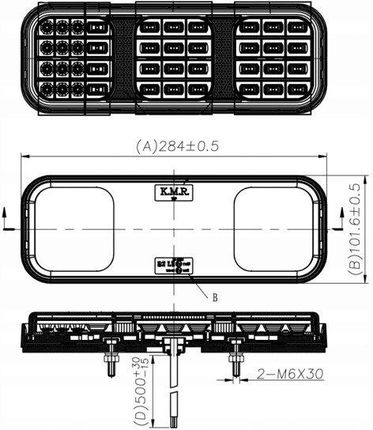 Lampa Tylna Kamar Lampa Tylna Zespolona Led Funkcji Led V