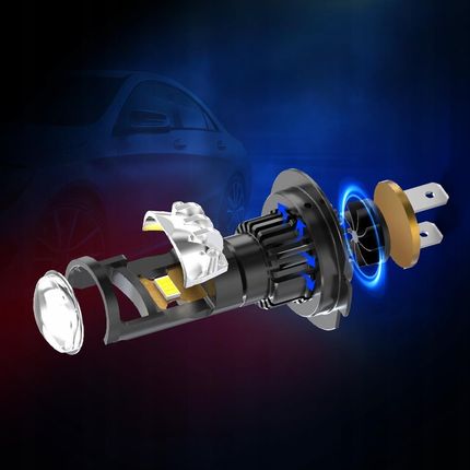 Xstorm Żarówki Led H7 Lx 6000K Soczewka Idealne Odcięcie Mijania Krótkie - zdjęcie 2