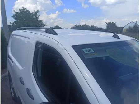 Erkul Relingi Dachowe Peugeot Partner Citroen Berlingo Długi L2 Od 2018 Czarne - zdjęcie 2