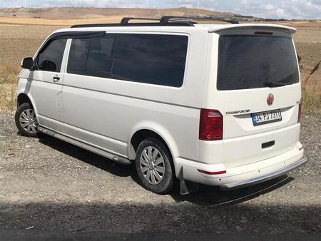 Erkul Relingi Dachowe Zintegrowane Volkswagen T5 T6 Krótki L1 Od 2003 Czarne - zdjęcie 4