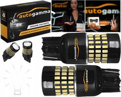 Auto Gamma Żarówka Samochodowa W21W 78Xled 7440 Biały Zestaw 2Szt.