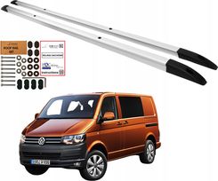 Erkul Relingi Dachowe Zintegrowane Volkswagen T5 T6 Krótki L1 Od 2003 Srebrne