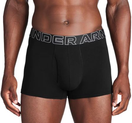 Bokserki męskie UNDER ARMOUR Czarne - 3 PAK Performance - zdjęcie 2