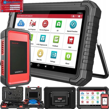 Launch x431 Pro3S+ Elite Smartlink V2.0 Kodowanie Programowanie Passthru Pl - zdjęcie 3