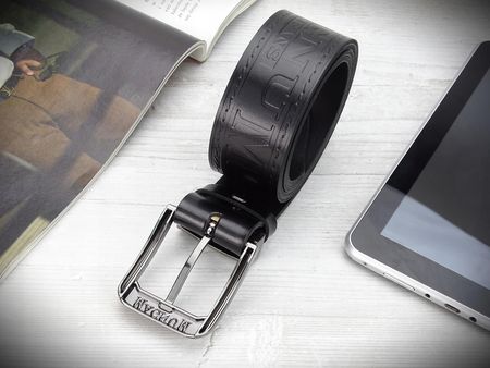 Pasek Męski Arius Magnum Skórzany Szeroki 3,9cm - zdjęcie 5
