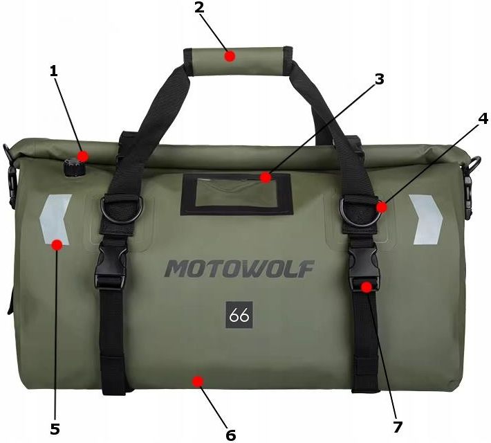 Akcesoria Motocyklowe Torba Motocyklowa Rolka Rollbag L Na Siedzenie