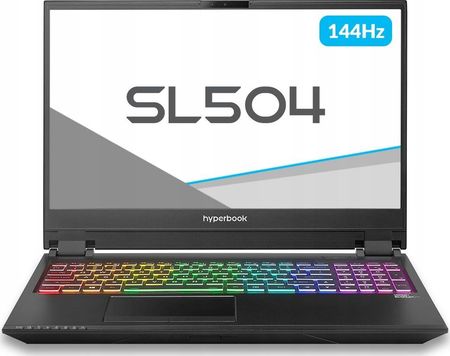 Hyperbook SL504 i7-10875H 32GB RTX2060 1TB Ssd Fhd Mat 144Hz W10 Czarny (SL504I7206011)