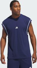Zdjęcie Koszulka adidas Basketball All-World Sleeveless Tank Niebieska - Rzgów