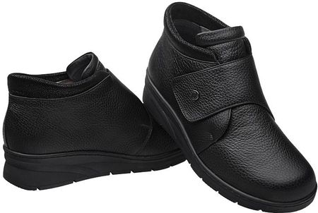 Botki COMFORTABEL 990557-01 H Schwarz Czarne ocieplane na Haluksy rzepy - zdjęcie 2