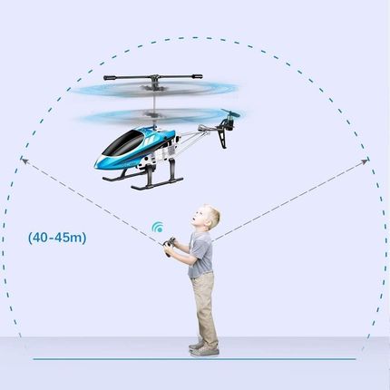 Vatos Helikopter Zdalnie Sterowany Samolot Na Pilot Led 3 Kanały 2.4G Śmigłowiec - zdjęcie 2