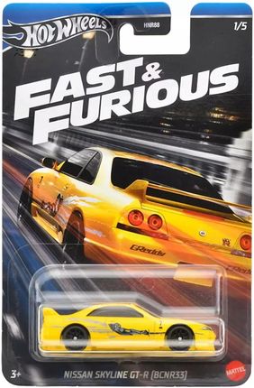 ミニカー Hot wheels Premium FAST & FURIOUS GT-R HOT WHEELS FAST & FURIOUS NISSAN SKYLINE GT-R [BCNR33