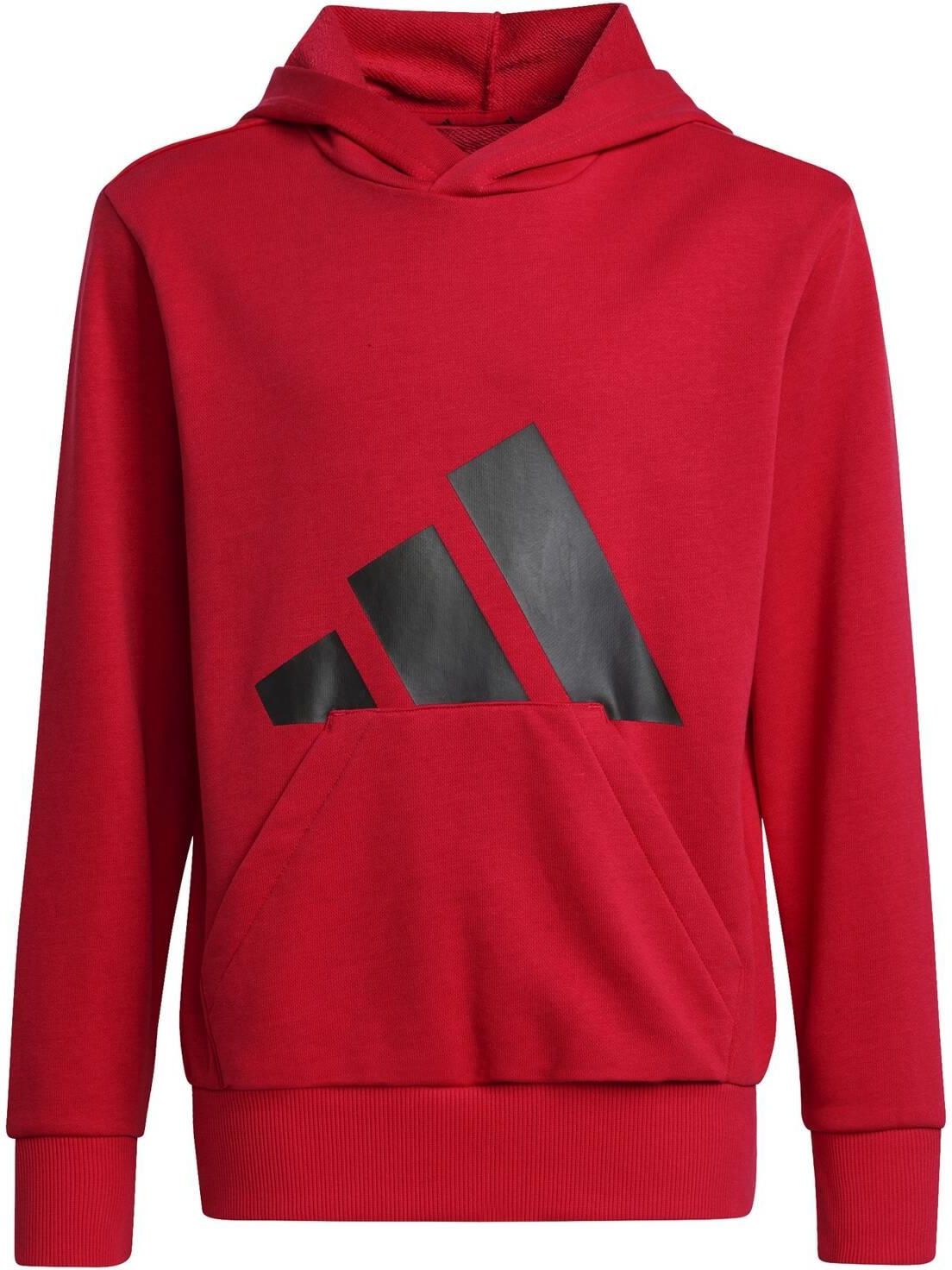 Bluza z kapturem dziecięca adidas ESSENTIALS czerwona JE1389