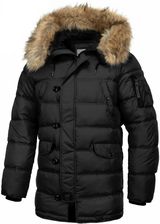 Zdjęcie Zimowa Kurtka Parka z kapturem Pit Bull Kingston II '24 - Czarna • SKLEP PREMIUM ✓  BLACK WEEK do -50%  PayPo | RATY 0% | GRATIS WYSYŁKA | ZWROT DO 36 - Brzesko