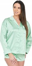 Zdjęcie Juicy Couture Zielona satynowa koszula piżamowa L - Pruszków