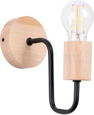 Zdjęcie Sollux Lighting Timbo Kinkiet Czarny, Drewno (Sl1668) - Sanok