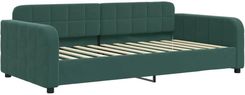 Zakito Home Sofa Łóżko 2-W-1 Aksamit Ciemnozielona 224x100x71cm (ZH354060)