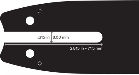 Prowadnica Powersharp 40cm(16'') 3/8'' Oregon 160PSEA074 Ostrzałka 542315 - zdjęcie 2