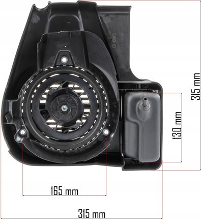 Osłona Napędu Starter Do Glebogryzarki Spalinowej Red Technic RTGGS0103 - zdjęcie 2