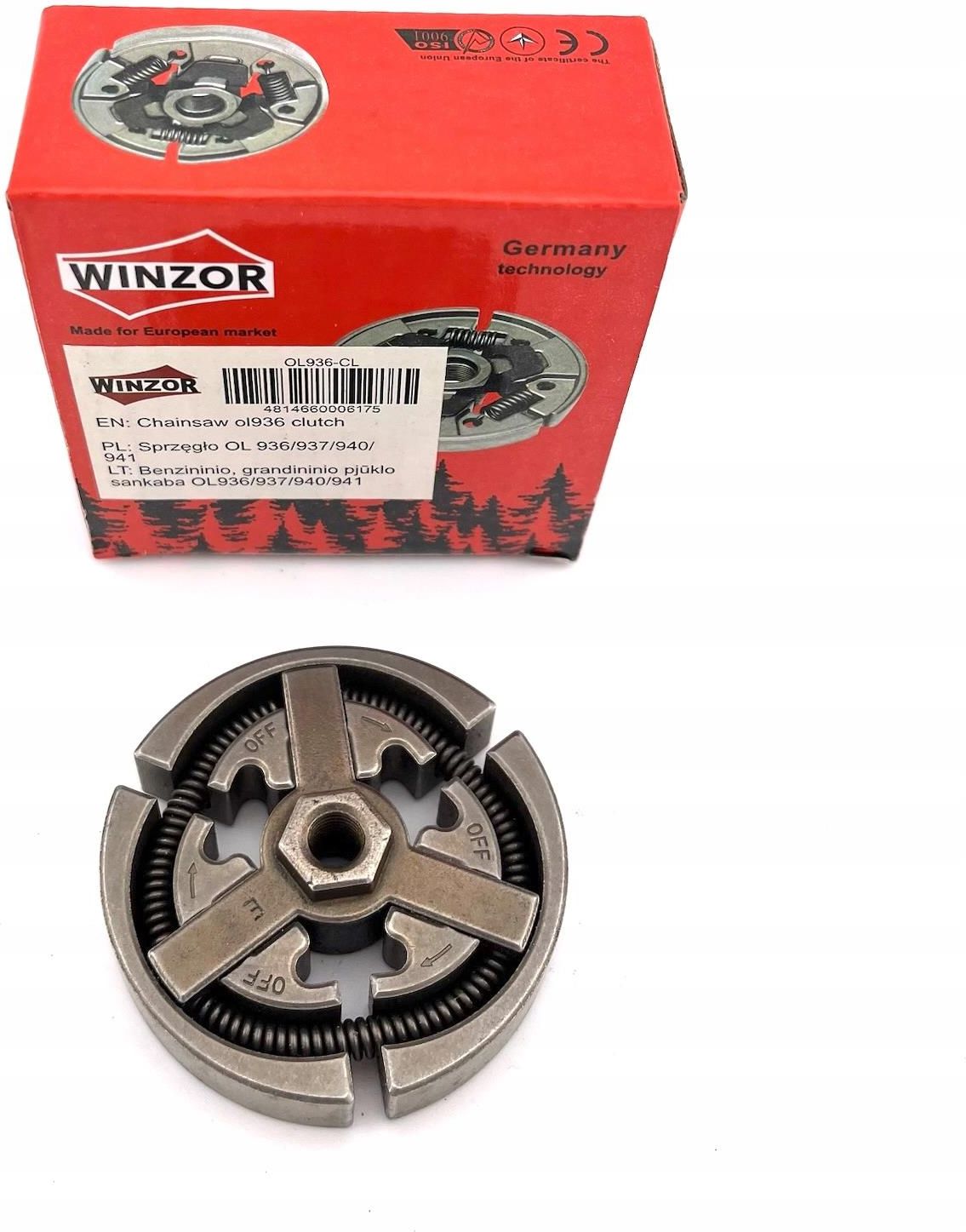 Tamburo Frizione Con Cerchione Pignone E Cuscinetto Per Oleo-Mac 930-952, GS520 E Efco 138-152, MT52, 200 – Ricambio Originale OEM