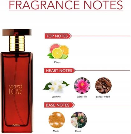 Ajmal Sacred Love Woda Perfumowana 50ml - zdjęcie 3