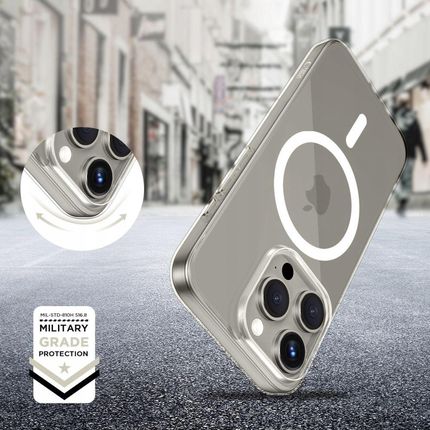 Tech-Protect Elastyczne Przezroczyste Do Magsafe Na Iphone 15 Pro Max - zdjęcie 4
